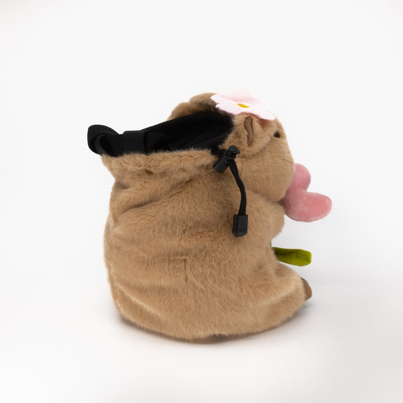 Load image into Gallery viewer, Capybara Flower Chalk Bag
